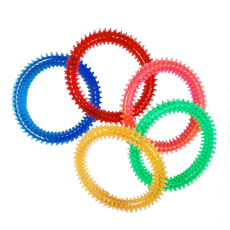 BRINQUEDO BORRACHA CIRCULO DENTADO GRANDE 15CM ZN 0869 Imagem 1