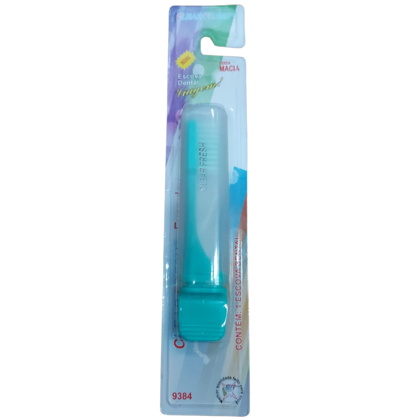 ESCOVA DENTAL VIAGEM CLEAR FRESH - 9384 - Verde Imagem 1