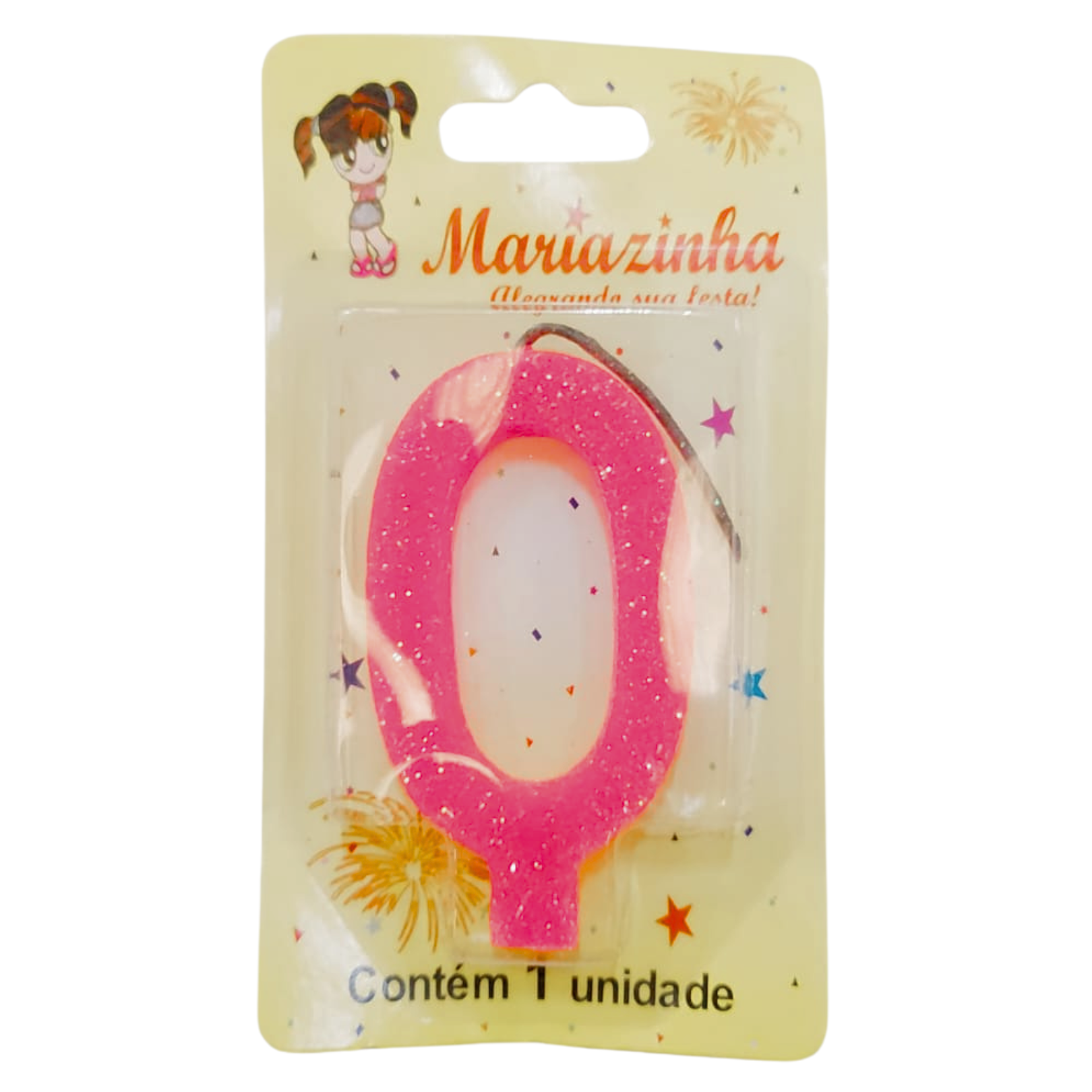 MARIAZINHA VELA SUPER BRILHO N0 ROSA Imagem 1