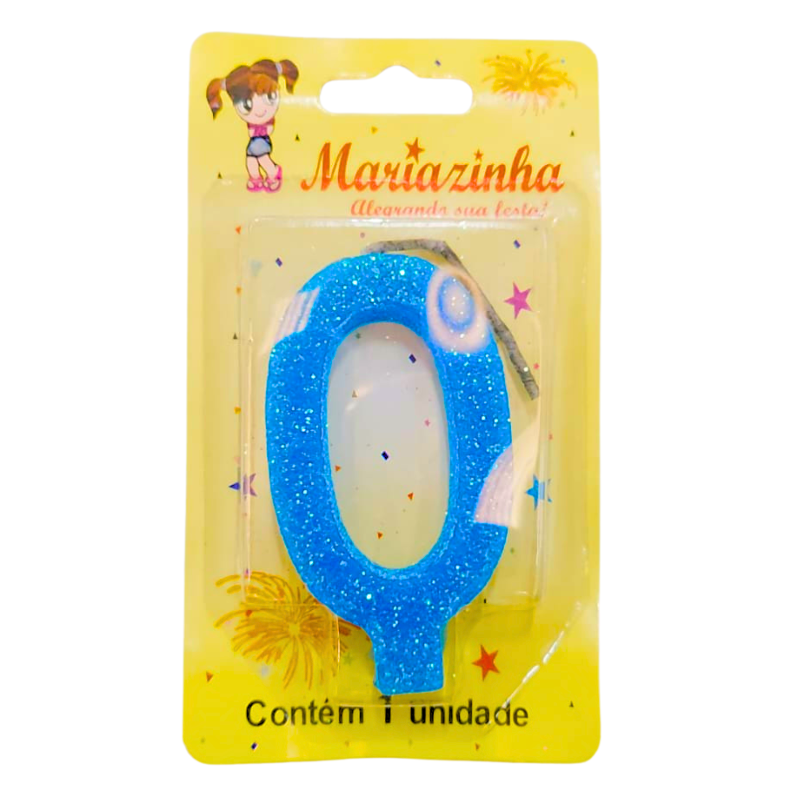 MARIAZINHA VELA SUPER BRILHO N0 AZUL Imagem 1