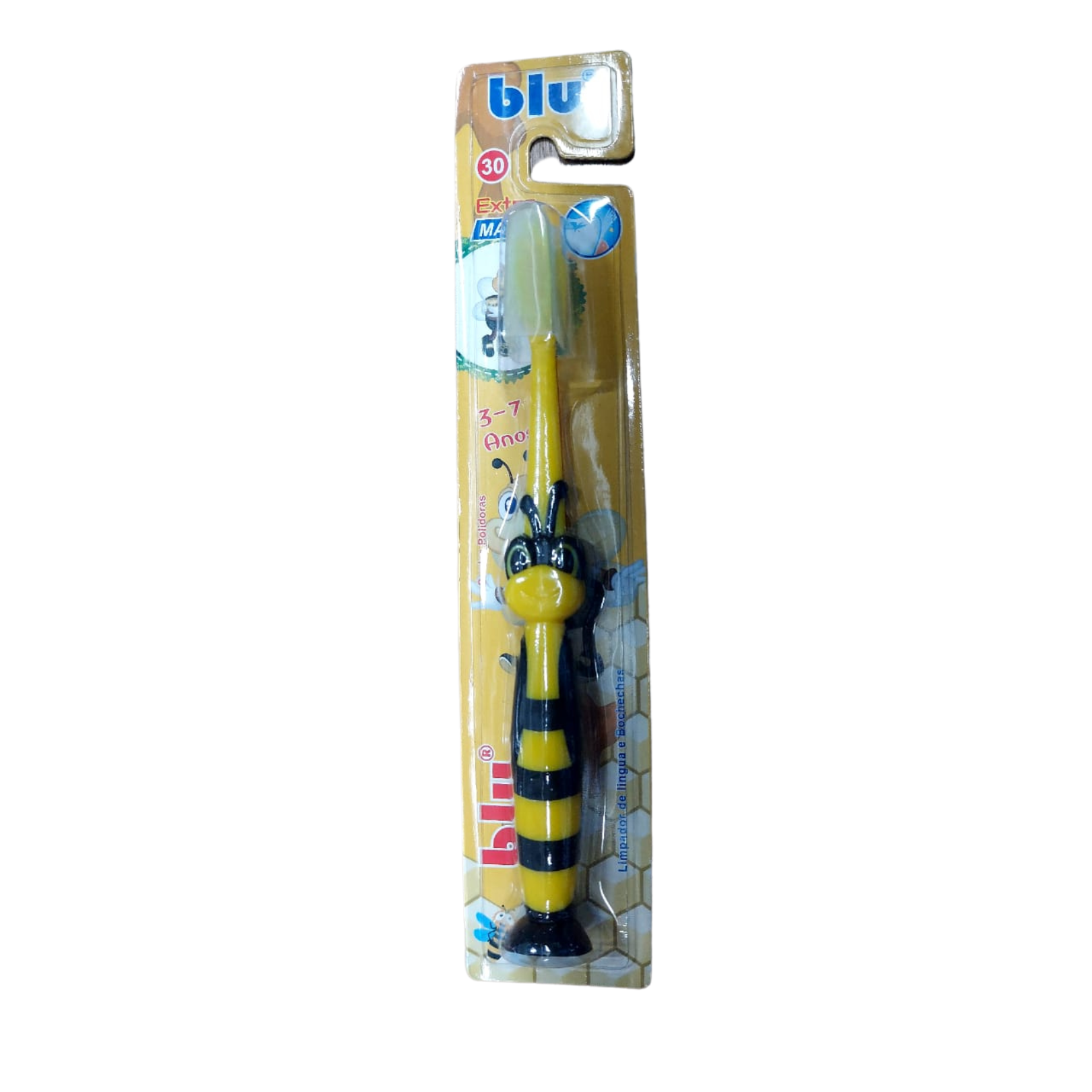 ESCOVA DENTAL INFANTIL BLU BL-6699 - Amarelo Imagem 1