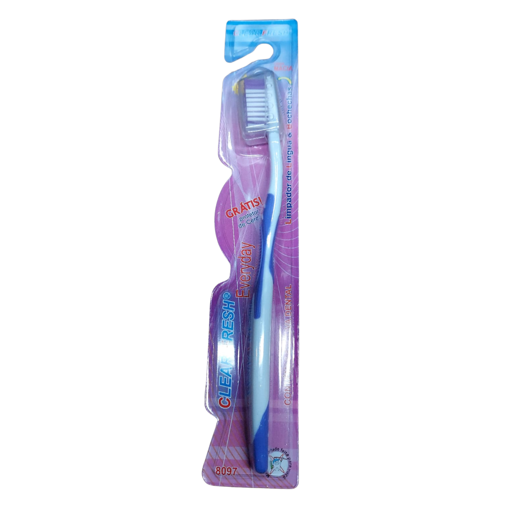 ESCOVA DENTAL CLEAR FRESH - 8097 - Roxo Imagem 1