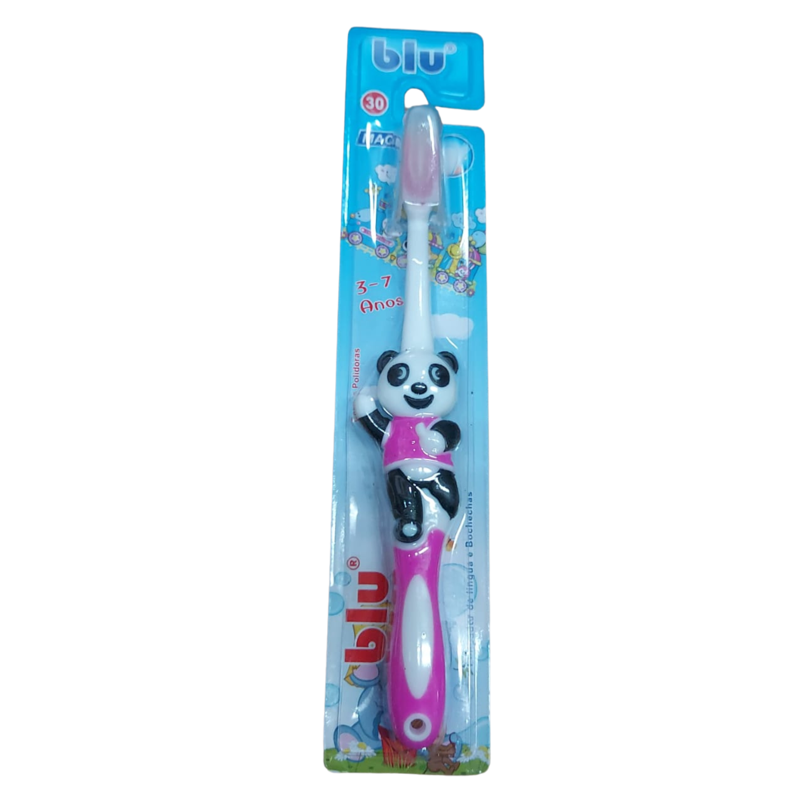 ESCOVA DENTAL INFANTIL BLU BL-6693 - Rosa Imagem 1