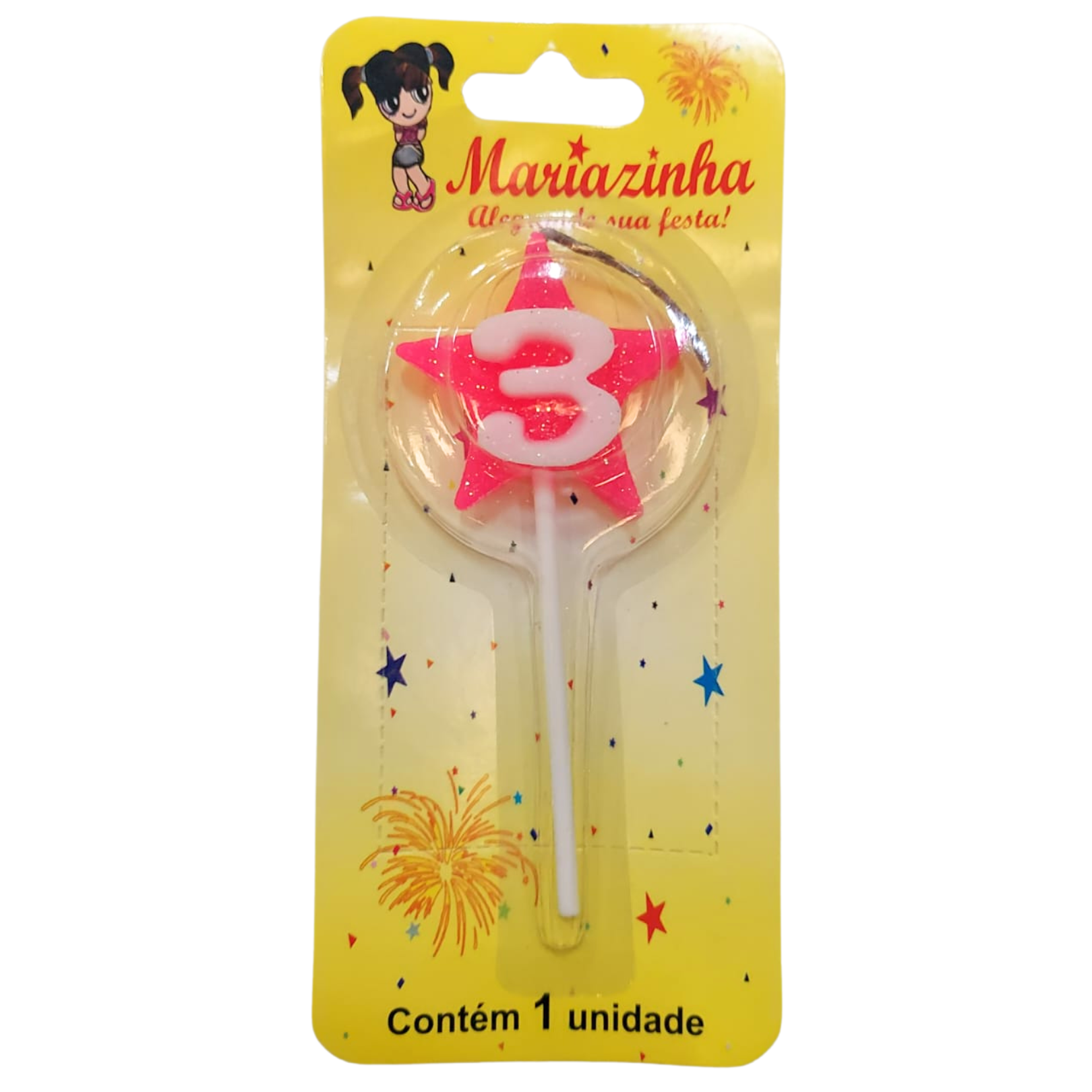 MARIAZINHA VELA ESTRELA N3 ROSA Imagem 1