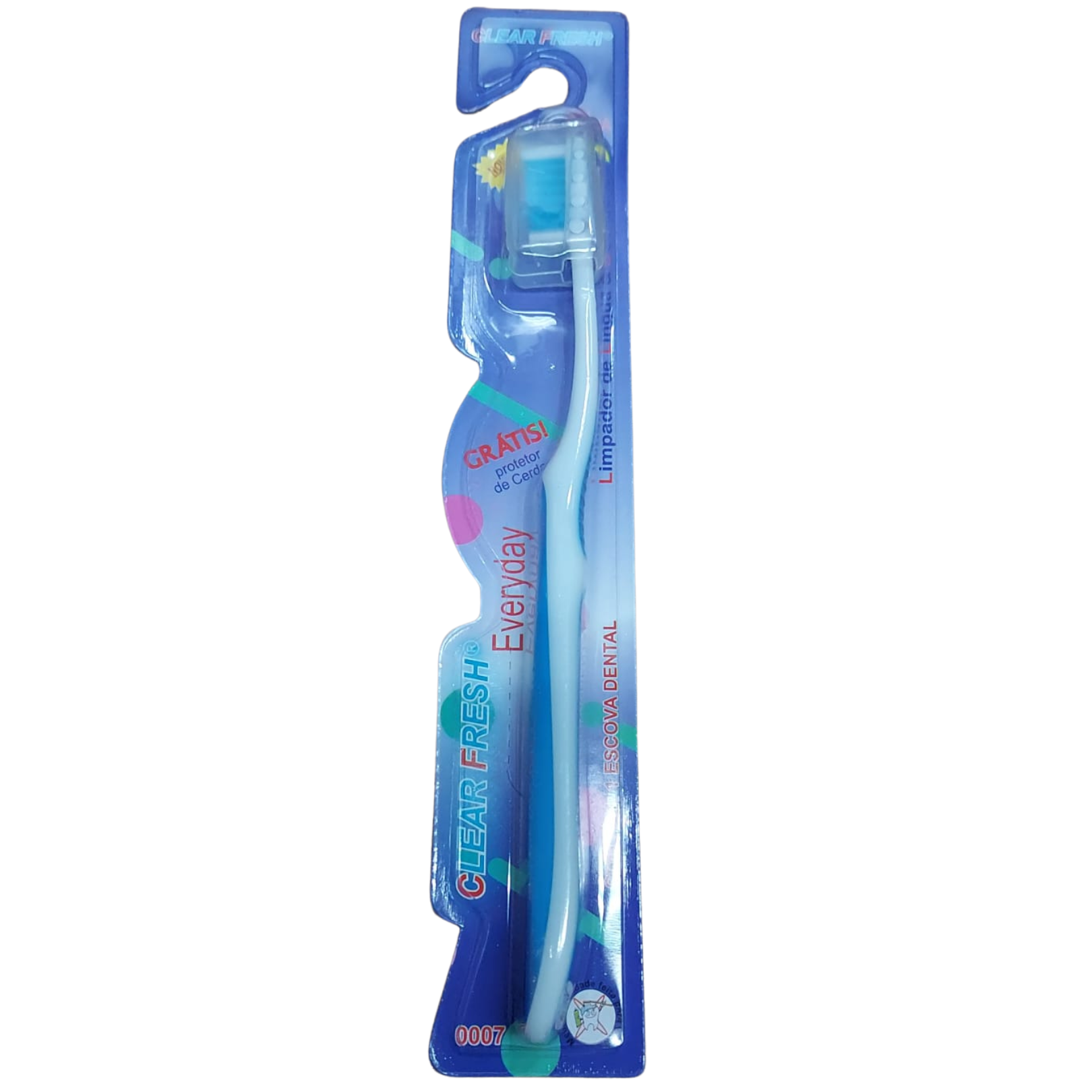 ESCOVA DENTAL CLEAR FRESH - 0007 - Azul Imagem 1