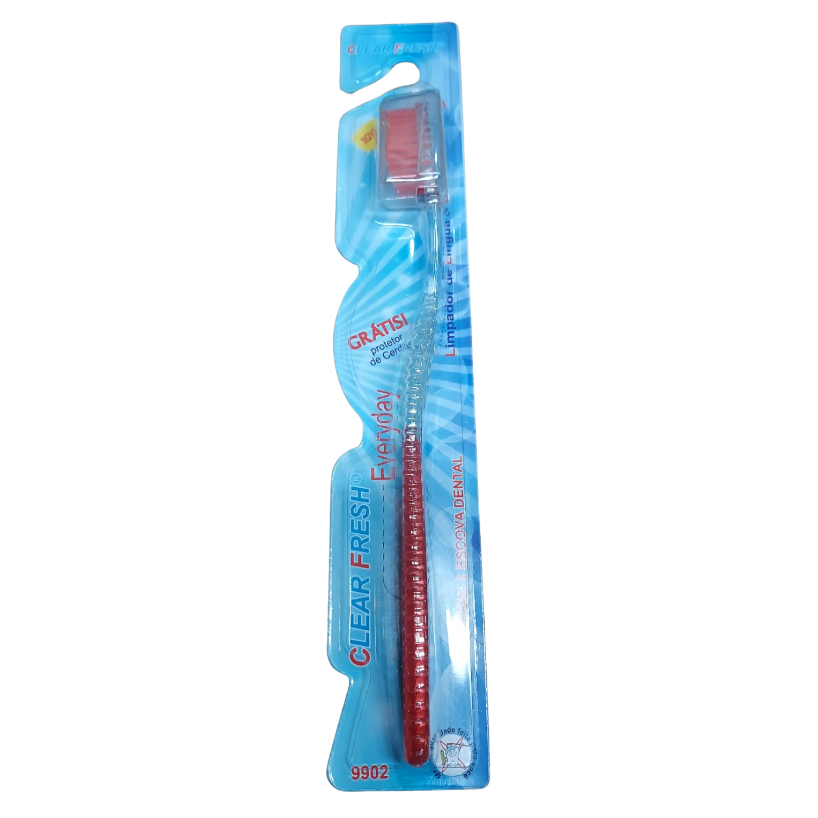 ESCOVA DENTAL CLEAR FRESH - 9902 VERMELHO Imagem 1