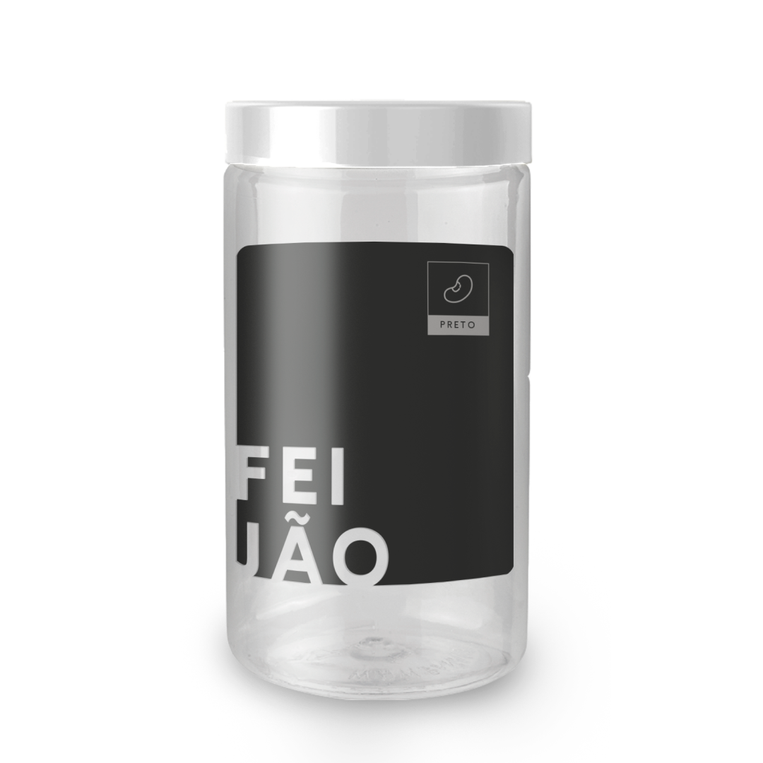 Pote Colors Panamby Plástico 1,8L Feijão Ref. 1039 – Ideal para Armazenar Alimentos Imagem 1