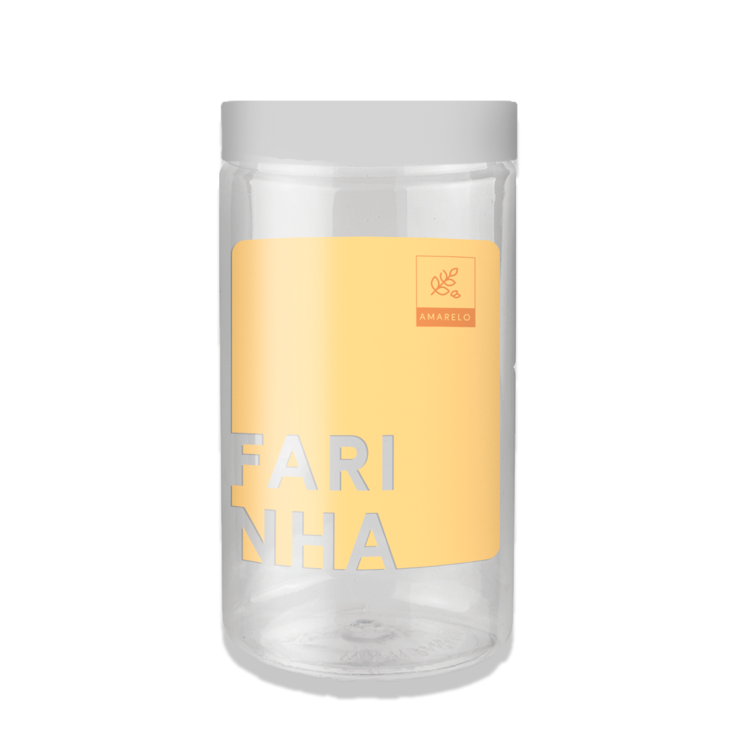 Pote Colors 1,8L para Farinha Ref. 1040 - Panamby Plástico Imagem 1