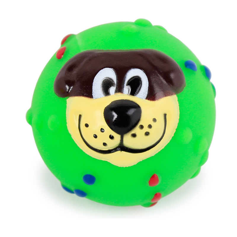 Brinquedo Pet Bola de Borracha com Rosto de Cachorro ZN0070 – Diversão para seu Pet Imagem 5