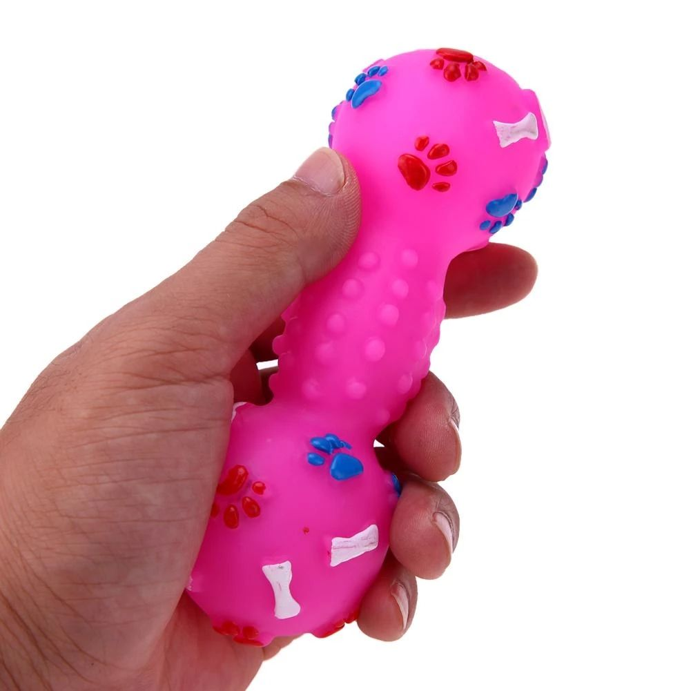 Brinquedo de Borracha Halteres Pata Osso ZN0090 – Diversão e Resistência para Pets Imagem 7