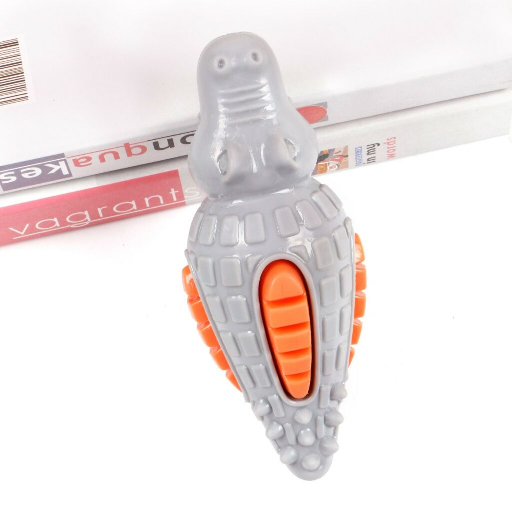 Brinquedo de Borracha Crocodilo - ZN0092, Divertido e Seguro para Pets Imagem 4